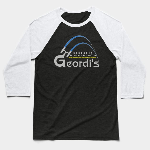 Geordi's Repair Baseball T-Shirt by TroytlePower